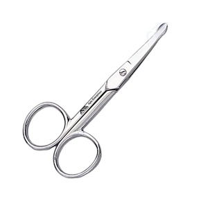 Logo personnalisé Marque privée Ciseaux à sourcils droits et pointus de haute qualité Ciseaux à ressort en acier inoxydable multicolore de haute qualité - Product Image 1