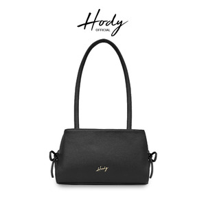 Bolso de Hombro Hody para Mujer, de Cuero Genuino, Asa Suave, Color Marrón, con Lazo, Dos Correas, Cierre de Cremallera, Diseño Minimalista, para Cosméticos - Product Image 1