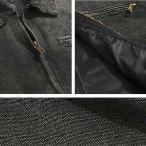 AL-TAUL IMPEX New Arrival Mens Streetwear <b>Jean</b> Jacket 100% Cotton Fashion Indigo Button Front Washed Distressed Denim Jacket - Product Image 4