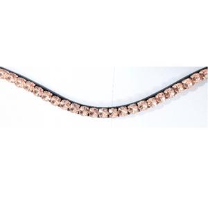 Botón de Liberación Rápida para Frenteal de Caballo, 10mm, con Cristales Rivoli Brillantes, Acolchado de Cuero, Accesorios de Lujo para Equipo Ecuestre, Venta al por Mayor - Product Image 1