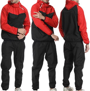 OEM Custom Men's Nylon Windbreaker Tracksuit Oversized Lightweight Workout Clothing Embroidery Logo <b>Set</b> - Product Image 1