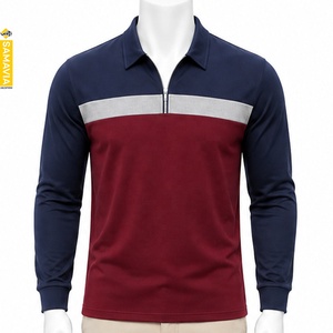 SAMAVIA – Chemise tricotée personnalisée unie pour homme, manches longues, coupe décontractée, en coton respirant, style hip-hop - Product Image 1