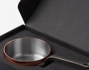 Rose Gold Polished <b>Copper</b> <b>Utensil</b> With Stainless Steel Interior And Handle Minimalist Design For Kitchen Use And Hotel Use - Product Image 6