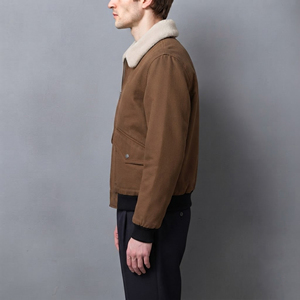 2026 OEM Premium Quality <b>Custom</b> Vintage Oversized Casual <b>Denim</b> Winter <b>jacket</b> windproof Wool-Lined Men's <b>denim</b> <b>jacket</b> - Product Image 2
