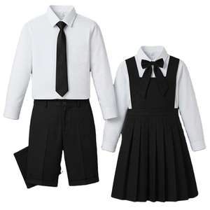 Conjunto de Uniforme Escolar para Niños, Chaleco, Camisa y Pantalón, Ropa Académica Formal, Colores y Logotipo Personalizados, Fabricante al por Mayor, Bordado - Product Image 2