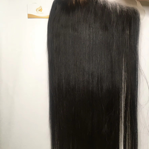 Perruques frontales Remy de 28 pouces les plus vendues de notre usine au Vietnam, texture bouclée/ondulée, style luxueux, extensions de cheveux humains bruts de 100g, les meilleures - Product Image 1