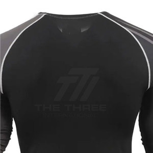 Custom Logo Training <b>Men</b> Rash Guard For Team Sports Performance Compression <b>Base</b> <b>Layer</b> Fitness Clothing - Product Image 5