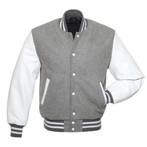 Chaqueta de Béisbol Letterman para Hombre de Excelente Calidad, para Uso Casual, Chaqueta Varsity con Mangas de Cuero para Invierno - Product Image 2