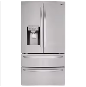 Réfrigérateur à porte croisée française de 28 pieds cubes avec distributeur de glace, sans givre, au prix le plus élevé - Product Image 3