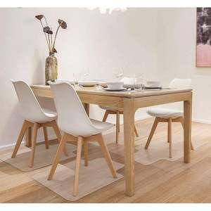 Tapis de protection pour bureau et maison 36''x48'' avec rebord, tapis de chaise de gaming pour sols durs 48''x36''x0.10'' d'épaisseur - Product Image 6