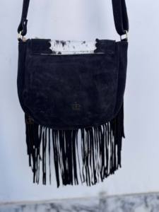 Sacs à main en cuir véritable avec franges, personnalisés en gros, sacs bandoulière élégants en cuir, sacs bohèmes, sacs vintage élégants style gypsy - Product Image 4