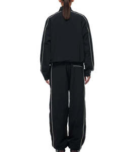 Veste coupe-vent réfléchissante légère en nylon pour homme, ensemble de survêtement pour femme, tenue de sport, survêtement zippé, vêtements de sport - Product Image 3