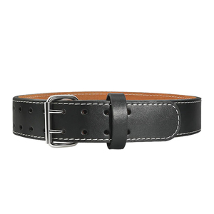 Ceinture de musculation en cuir avec boucle réglable pour l'entraînement en force, soutien lombaire unisexe - Product Image 2