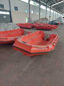 Bote de polietileno Keman de 3.7M con motor fuera de borda, ideal para patrullaje/pesca/rescate. Fabricado en Indonesia. - Product Image 2