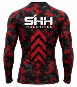 SHH Industries Custom Tactical Spartan Rash Guard <b>Men's</b> Long Sleeve Camo <b>Compression</b> Breathable Eco-Friendly <b>Shirt</b> MMA BJJ - Product Image 4