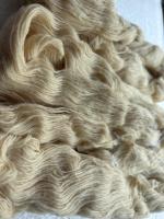 Natural Bikaner Dehaired Cashmere Wool Carded Natural White Fiber Soft Hand Spinning Yarn Raw Pressed Bale Weaving 100% Wool