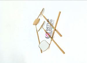 Miroir d'extension de cils de haute qualité, nouveau design, éclairé, en acier inoxydable, finition argentée, logo personnalisé, instruments de beauté - Product Image 6