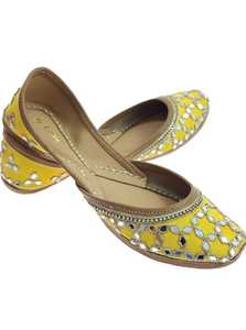 Fashionable Pakistani Ladies Khussa Pumps Handmade Traditional Embroidered Flats Ethnic Wedding Footwear Wholesale - Product Image 5