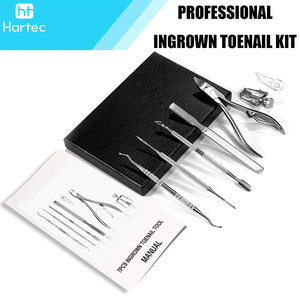 Kit personnalisé d'élimination des ongles incarnés, outils de podologie, coupe-ongles, lime à ongles, ciseaux à cuticules, instruments de soin des pieds - Product Image 3