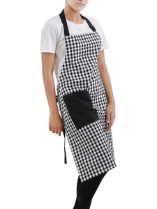 100% Cotton Sleeveless <b>Pocket</b> Apron Woven Customisable Eco-Friendly Durable Reusable Soft Daily Sanitary - Product Image 4