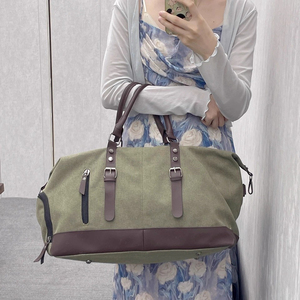 Leather <b>Weekender</b> <b>Bag</b> <b>With</b> <b>Shoe</b> <b>Compartment</b> Zipper Closure Travel <b>Weekender</b> <b>Bag</b> Black <b>Weekender</b> <b>Bag</b> Travel <b>Weekender</b> <b>Bag</b> - Product Image 3