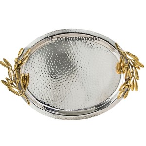 Attractive Designed Leaf Decorative Tray Home Decor Tableware Serving Dish Kitchenware Pack With Pattern On Sale - Product Image 4