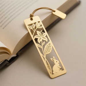 Marque-page en métal au design avantageux pour livres, qualité supérieure, personnalisé, décoratif, vente chaude, artisanat indien en métal - Product Image 5