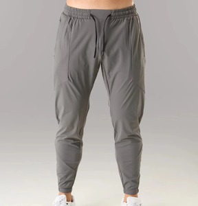 Men's Formal <b>Joggers</b> with Pocket Flare Cargo <b>Stacked</b> Pants Trousers Lightweight Elastic Waist Canvas - Product Image 1