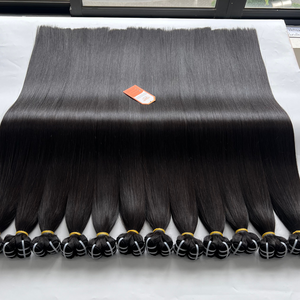 Meilleures ventes 100% Remy Extensions de cheveux humains vietnamiens couleur naturelle os trame droite 6-8 ans durée de vie perruques groupées - Product Image 6