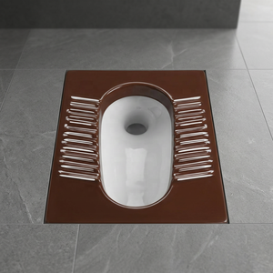 Vistaar Cuvette de toilettes WC Orissa en céramique rouge imprimée, design élégant, pour salle de bain, exportation - Product Image 6