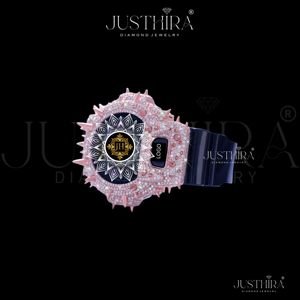 Montre de luxe haut de gamme sertie de diamants moissanite avec finition premium pour mariage, fiançailles, cadeau pour elle ou pour lui - Product Image 3