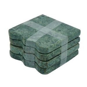 Custom Logo <b>Marble</b> <b>Coasters</b> for Corporate Gifts Luxury <b>Marble</b> <b>Coaster</b> Set Bulk Wholesale Supplier - Product Image 5