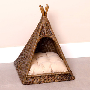 Casa de Confort para Perros, Cama de Ratán para Gatos, Precio Bajo, Casas Interiores para Cachorros, Jaulas de Alta Calidad para Mascotas - Product Image 4