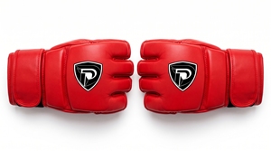 ถุงมือ MMA Dumela EVO สีแดงด้าน หนังแท้ ระบายอากาศได้ดี ปรับแต่งได้ คุณภาพสูง สำหรับทุกฤดูกาล อุปกรณ์ป้องกันสำหรับการฝึกซ้อม รุ่น Model - Product Image 2