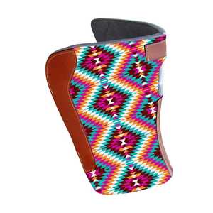 High Quality Horse Saddle Pads Great Quality Turquoise Tie Dye Print Felt Saddle Pad Western Saddle Pads - Product Image 4