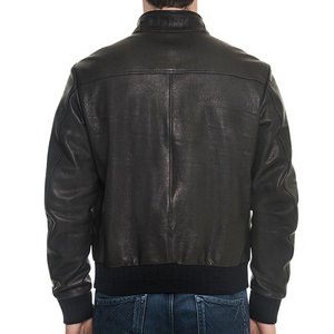 Nueva Chaqueta Negra Personalizada con Logotipo para Hombre, Chaquetas de Cuero Vintage para Hombre, Chaquetas de Alta Calidad para Invierno, Ropa Urbana - Product Image 3