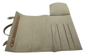 Bolsa de Lona y Cuero de Alta Calidad para Cuchillos de Chef, con Cierre, Impermeable, Organizador Profesional de Cocina, Estuche de Viaje - Product Image 4