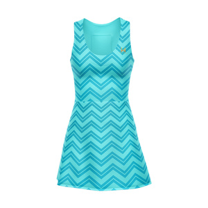 Uniforme de Tenis Personalizado sin Mangas para Primavera, Verano y Otoño, Vestido de Golf para Mujer de Secado Rápido, 100% Poliéster Ecológico - Product Image 2