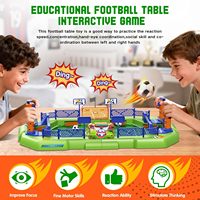Table de baby-foot portable mini, jeu de société interactif de football pour enfants, idéal pour les fêtes en famille et les salles de jeux intérieures