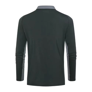 Long Sleeve Solid Jersey Men's for <b>Shirts</b> Casual Printed <b>Polyester</b> Knit Performance Golf <b>Shirts</b> - Product Image 3