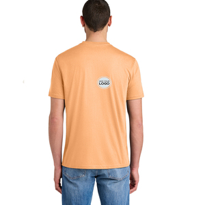 Custom Logo Silk <b>Screen</b> Printing Cotton/<b>Bamboo</b> Fiber Men's Regular Fit Breathable for Level Apparel T Shirts Canada DDP Free - Product Image 1