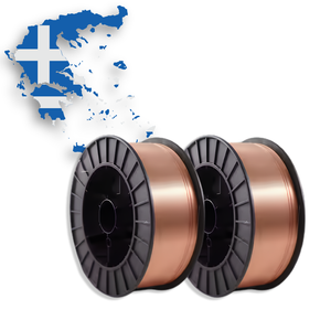 Fil de soudage MIG cuivré (AWS A5.18 ER70S-6) pour le marché grec : support OEM ODM, bobine et emballage en tambour - Product Image 1
