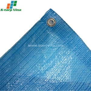 Bâche en PE de couleur bleue K-Tarp Vina Vietnam, best-seller, polyvalente, légère, OEM ODM, découpe personnalisée, épaisseur personnalisable - Product Image 3