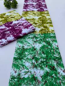 Premium South African Wax Print Ankara 100% Cotton Fabric Bold Color Textile for Clothing Crafts Accessories - Product Image 5