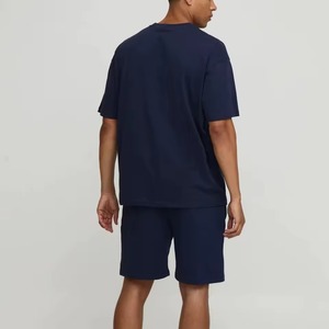 Conjunto Deportivo de Verano para Hombre, Talla Grande, Personalizado, de Poliéster/Nailon, Estilo Urbano, Camiseta de Manga Corta y Pantalones Cortos - Product Image 3