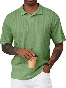 Fabricante de Camisas Personalizadas para Hombre |   OEM ODM 100% Algodón para Camisas |   Logotipo bordado en la parte delantera, antiarrugas, manga corta para - Product Image 4