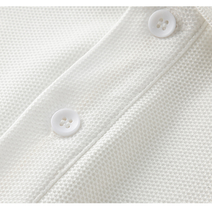 Latest Premium Quality <b>Men's</b> Stand Collar Short Sleeve 100% Cotton Broadcloth Solid Quick Dry Breathable ODM Golf <b>T</b>-<b>shirts</b> - Product Image 6