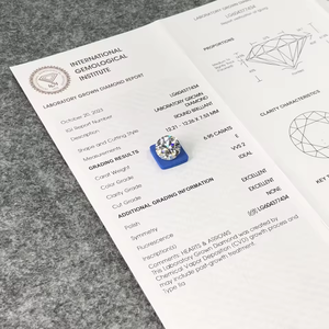 Diamante Cultivado en Laboratorio con Certificación IGI, Corte Brillante Redondo, Claridad Ideal, Piedra Suelta - Product Image 1