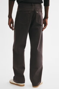 Hammer Loop Carpenter Wide Leg Eco-Friendly Ripped Heavyweight Denim <b>Jeans</b> for Men-Tough Cotton <b>Work</b> Pants - Product Image 4