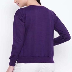 Sudadera diaria para mujer, tejido de algodón, manga larga, material transpirable, diseño sencillo, perfecta para el uso diario - Product Image 2